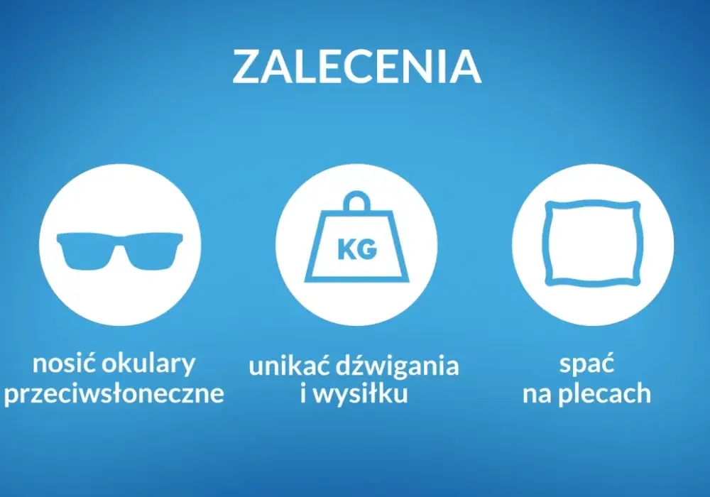 Jakie zalecenia po operacji zaćmy, aby uniknąć powikłań?