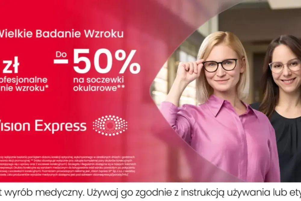 Ile kosztuje badanie wzroku w Vision Express? Sprawdź aktualne ceny i promocje