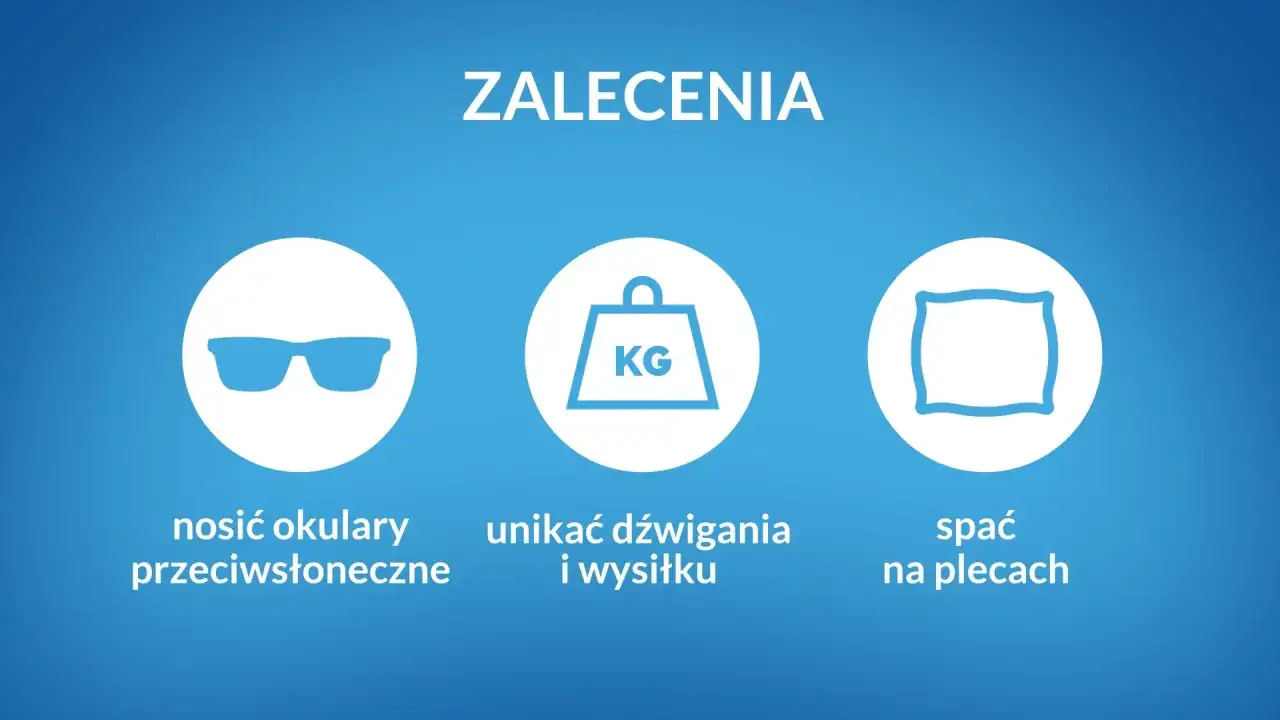 Zdjęcie Jak spać po operacji zaćmy, aby uniknąć komplikacji i bólu